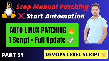 Manual Patching is Dead 😡 Automate Linux Patching in One Script ✅