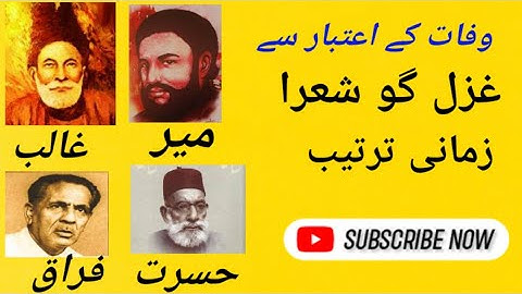 #MPTET2023#MPSET2023#NTANET2023#Ghazalgo shora wafat ke aitbar se zamani tarteeb #shoaibkhanofficial