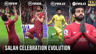 Mohamed Salah Celebration Evolution In FIFA | 19 - 23 | 4K 60FPS