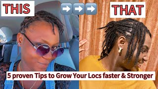 5 Proven Tips for Growing Dreadlocks Faster & Stronger | Loc Growth Secrets