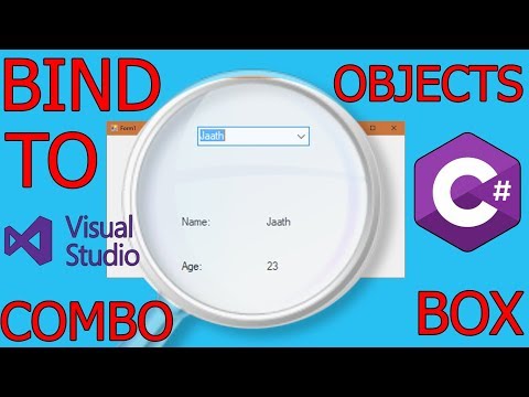 How to bind objects to Combo Box - C# -Beginner Tutorial