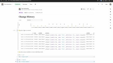 Userspace Change History For Observable Runtime