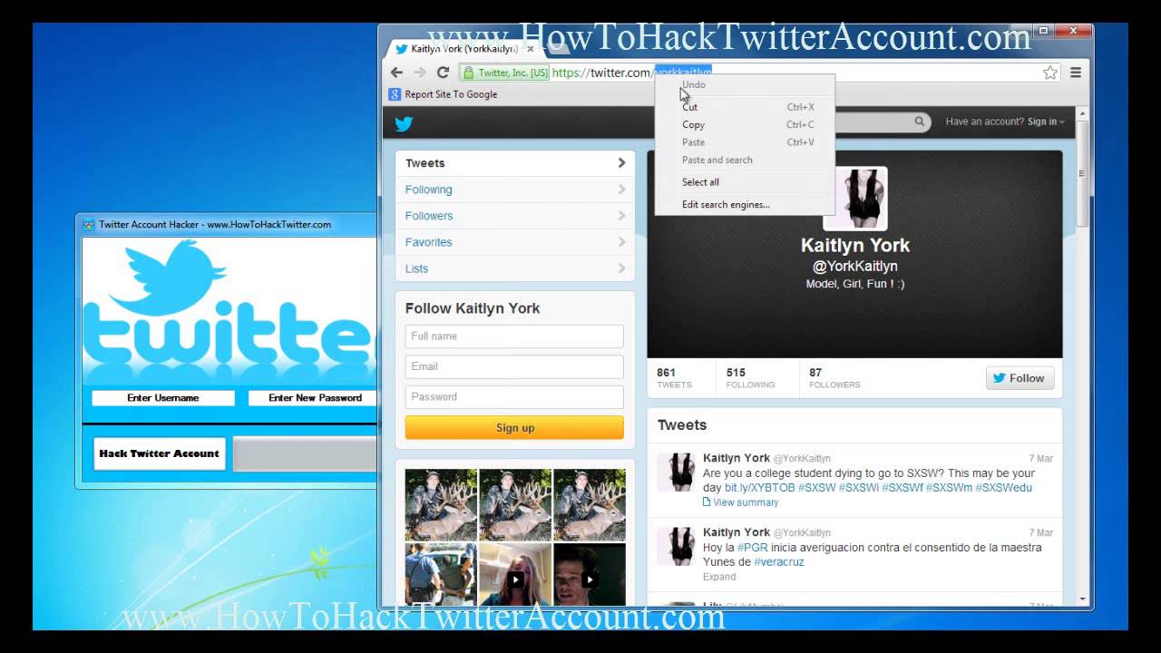How To Hack Twitter Account   Twitter Account Hacker 2016