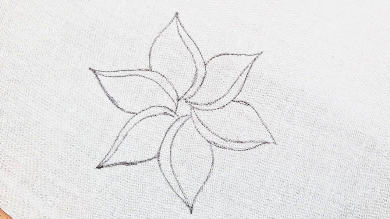 Fancy Flower Embroidery Design for Dress/Kurti (Hand Embroidery Work)