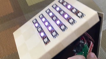 WS2812B 5x5 matrix controlled by IchigoJam