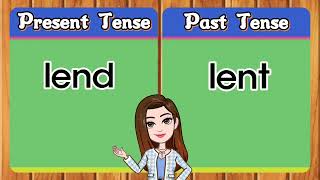 MOST COMMON IRREGULAR VERBS | Past Tense and Present Tense | Part 13