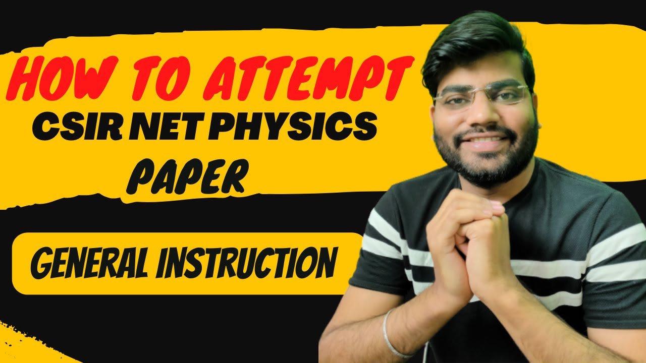 How to attempt csir net jrf physical science paper june 2022 | general ...