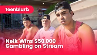 Nelk Wins $50,000 Gambling On Livestream
