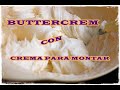 Buttercream con nata para montar