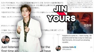 BTS Jin's 'Yours' Breaks Records: The Emotional Journey to 175 Million Spotify Streams!