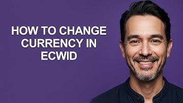 How To Change Currency In Ecwid - KevinHowTo
