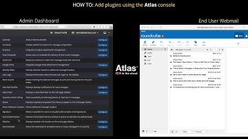 How to add plugins to roundcube webmail with just a few clicks with Atlas