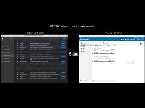 How to add plugins to roundcube webmail with just a few clicks with Atlas
