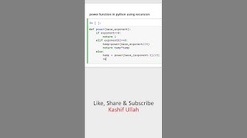 power function in python using recursion