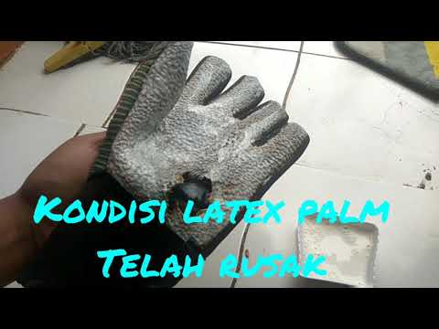 Cara memperbaiki telapak palm latex sarung tangan kiper