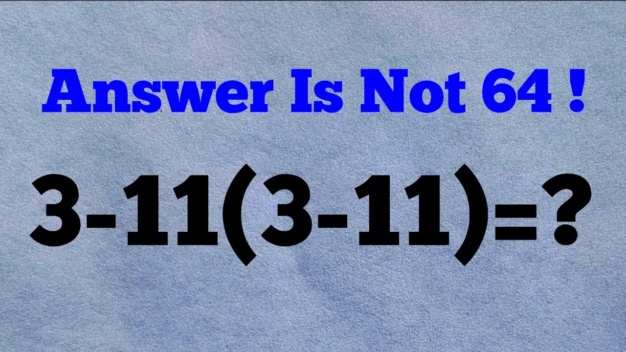 USA | People Get This Math Question Wrong! - YouTube