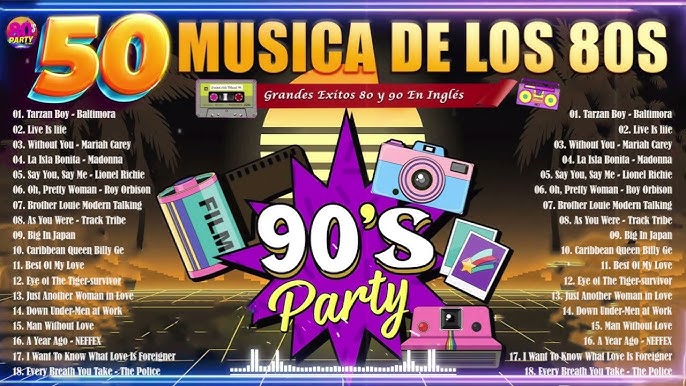 Pack Música de los 80 y 90 - Packs de música Online