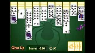 Пасьянс Паук классический одна масть Spider Solitaire ►игра в карты