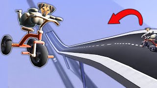 MY DOG JUMPED OVER TRAFFIC?! (Turbo Dismount)