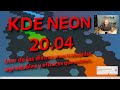 Así se instala y así es, KDE Neon 20.04. Una de las distros mas trabajadas y eficaces que existen.