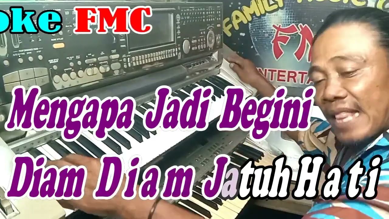 Diam Diam Jatuh Cinta - D`Lloyd || Remik Slow Nada Wanita || KARAOKE KN7000 FMC