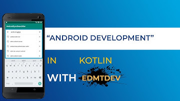 Kotlin Android Tutorial - Sync your Search Bar with Google or YouTube