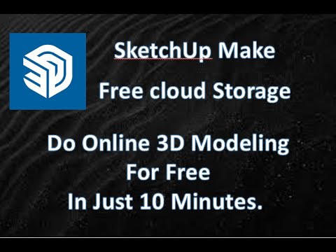 Do 3D Modelling online for Free with free cloud storage