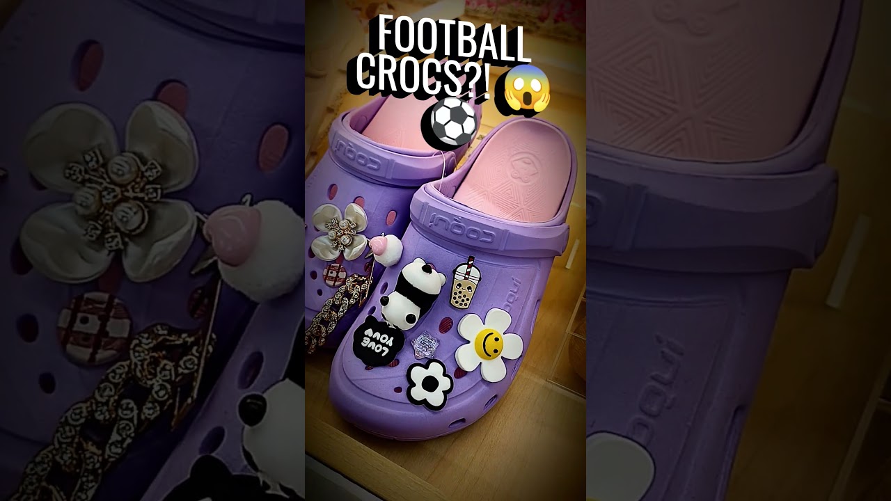 ⚽ What If Football Players Wore THESE Crocs?! 😱 #viralshorts