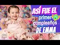 ASÍ FUE EL PRIMER CUMPLEAÑOS DE EMMA, LA HIJA DE GRIS DE MIS PASTELITOS 😍