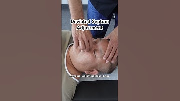 Deviated Septum Adjustment. Breathing improved! #drrahim #chiropractor