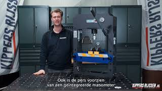 Kippers Rijssen - Werkplaatspers Mw 15 Ton Hydraulisch Handbediend - Profi