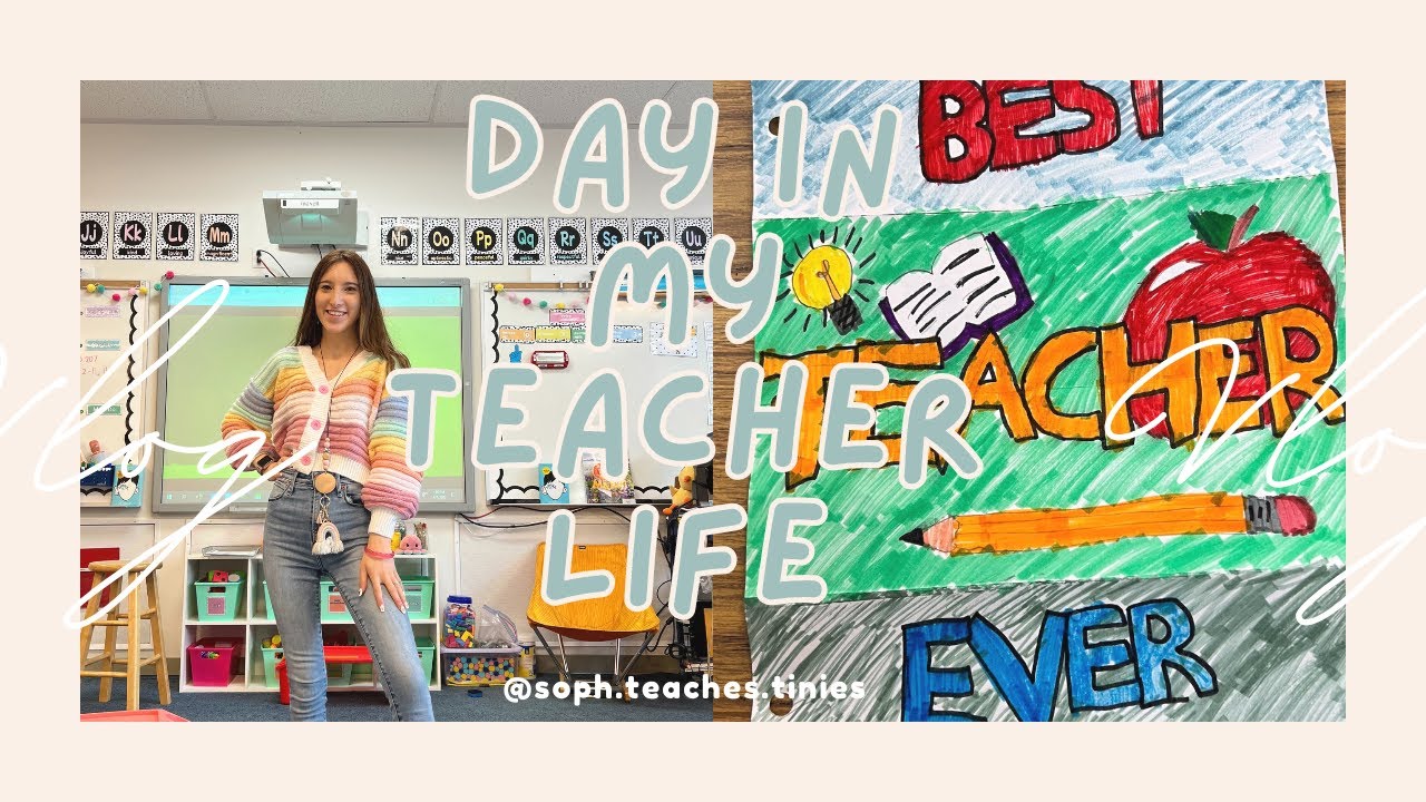 day in the life of a teacher vlog - YouTube