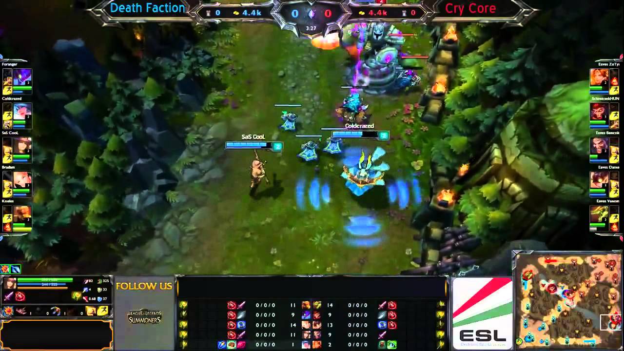 ESL PlayIT Kvalifikáció East #1   Death Faction vs  CryCore Gaming   TOP16