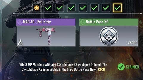Win 3 MP Matches with any SWITCHBLADE X9 equipped in-hand ( The SWITCHBLADE X9 available in the …)