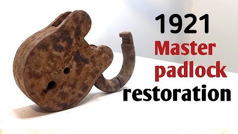 Satisfying Master Padlock Restoration without key