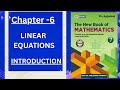 LINEAR EQUATIONS (INTRODUCTION) Chapter 6 Class -7 ML Aggarwal MATH NCERT CBSE 
