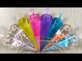 【音フェチ】絞り袋で綺麗なクリアスライムを作る, 自家製スライム, Piping Bags Slime [ASMR] #AsmrSlime
