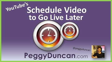 How to Schedule a Publish Date of YouTube Video to Go Live Later