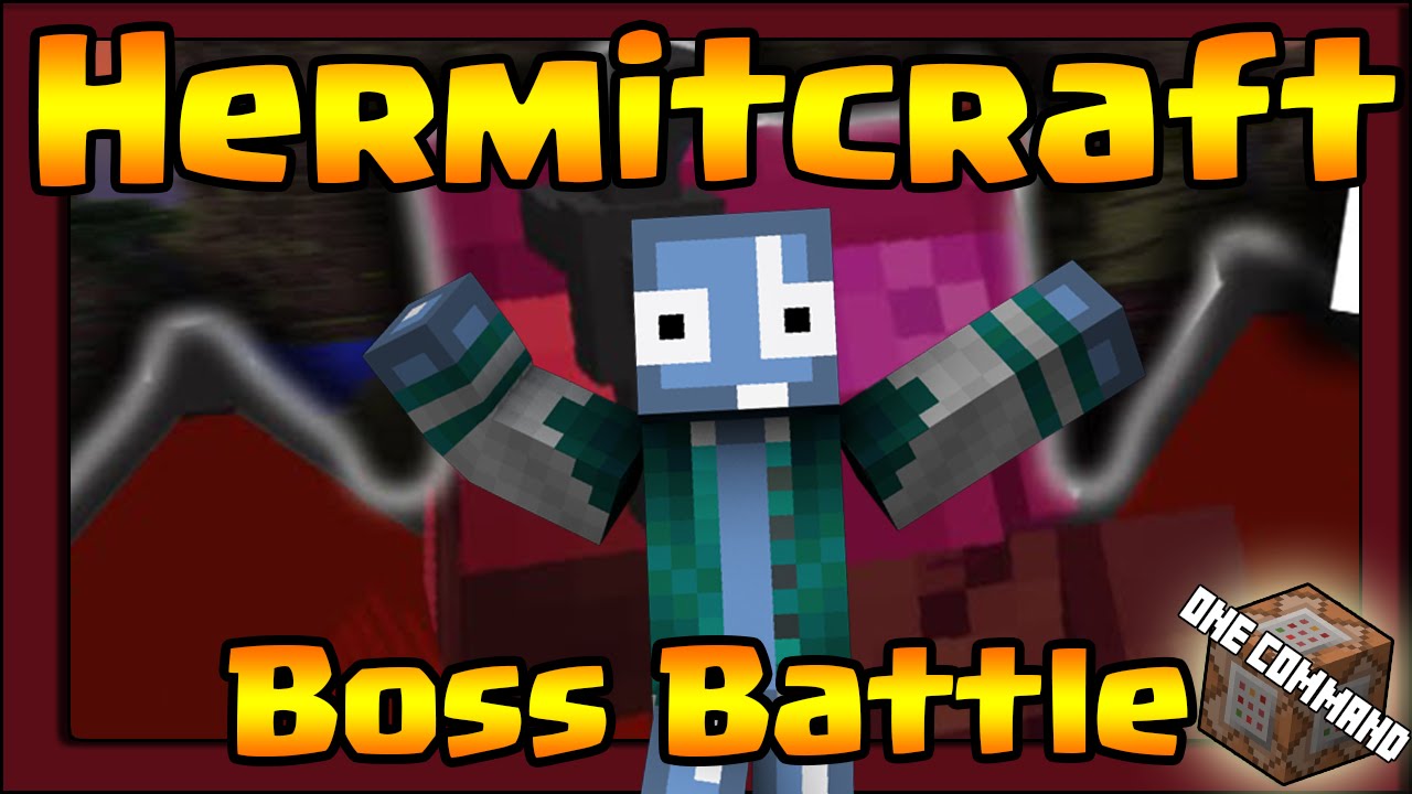 HermitCraft Boss Battle - One Command - Minecraft ITA - YouTube