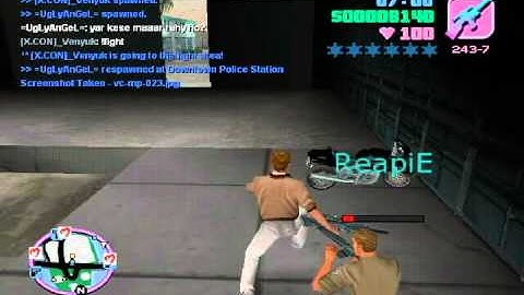 ReapiE Use Hack in GTA-VCMP [Battlefield server] Part 5/5