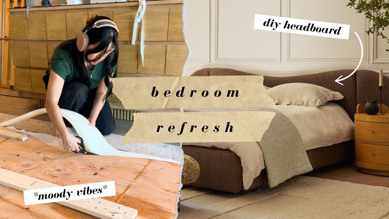 УЮТНАЯ СПАЛЬНЯ В ЯПОНСКОМ СТИЛЕ *бюджет до 100 долларов* (часть 1) | изголовье кровати своими рук...