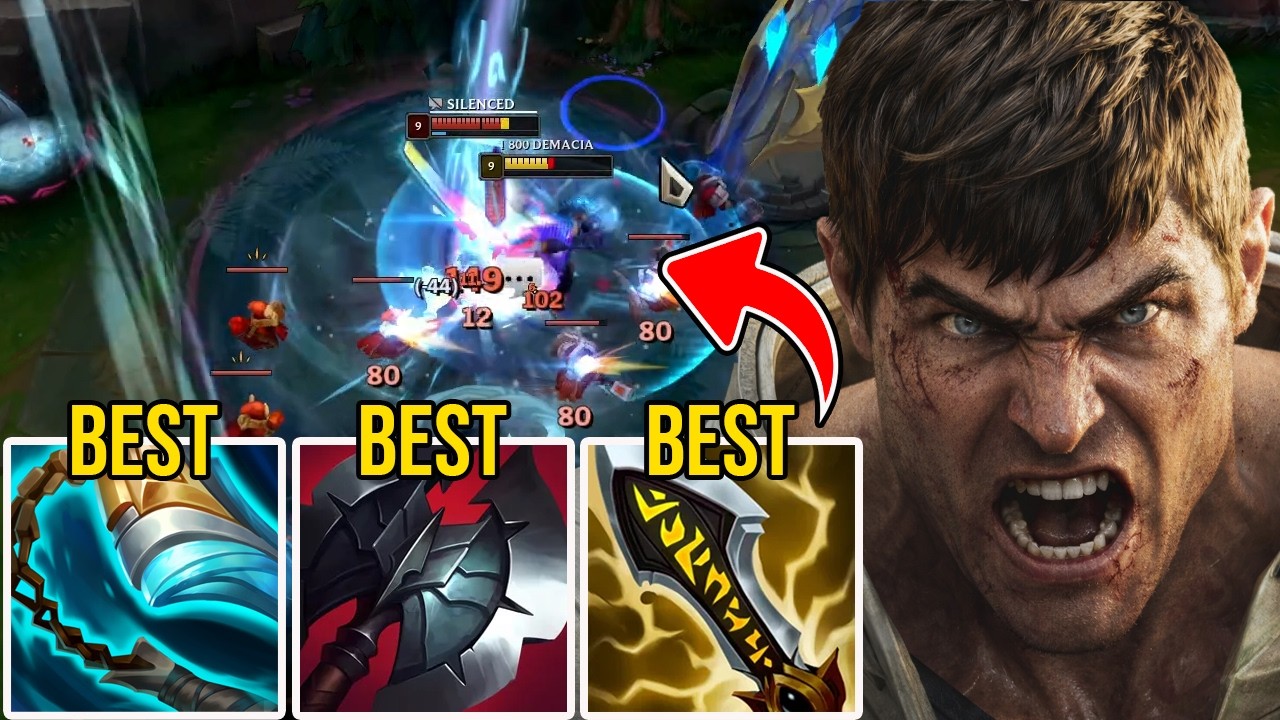 GAREN DOESN’T NEED SKILL ANYMORE AFTER BUFF...IT’S BROKEN (NEW BUILD) - Garen Toplane Gameplay Guide