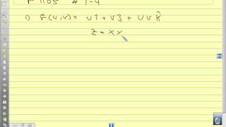 Calc III 15.5 Parametric Surfaces.avi