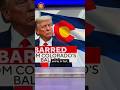 Colorado Supreme Court rules Trump not eligible for state’s primary ballot #shorts