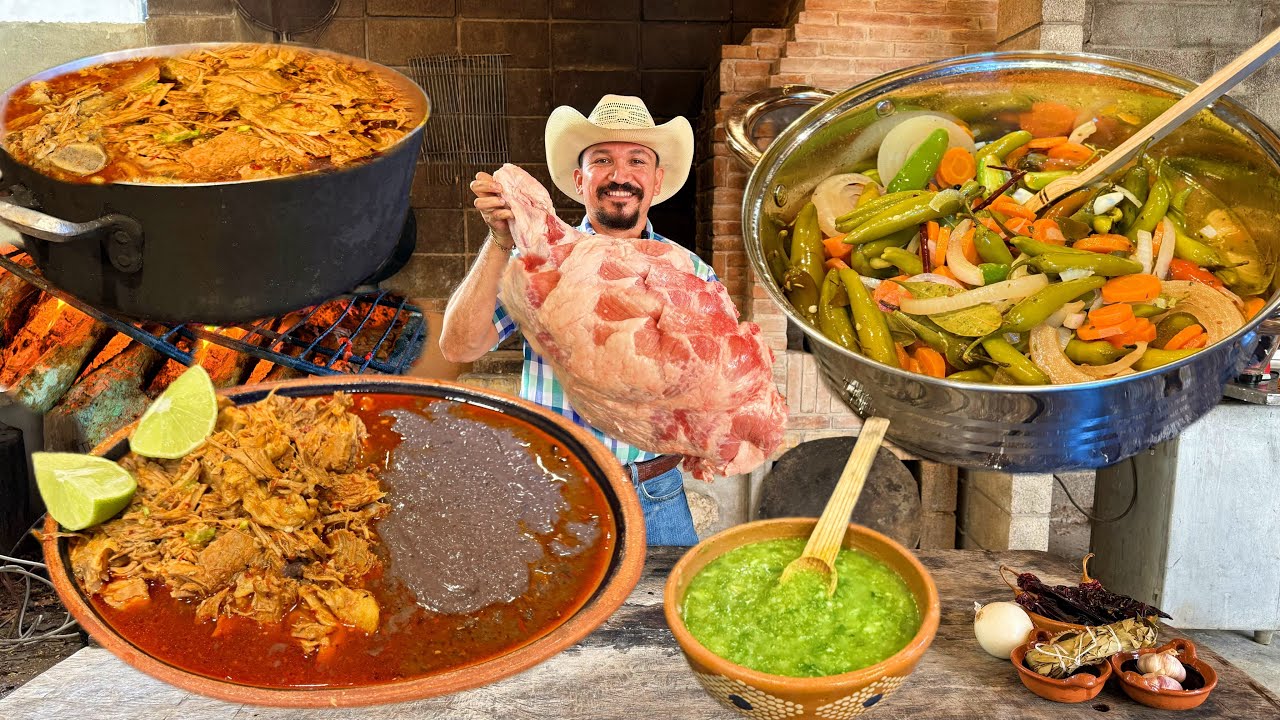 COCHINITA PIBIL 🥩🐷 a la LEÑA 🔥🪵 #trending #viralvideo #cochinitapibil #cocina #comidamexicana 