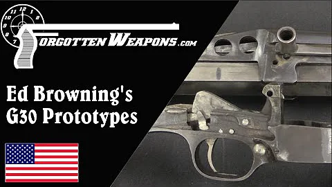 Ed Browning's Winchester G30 Prototypes
