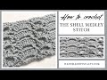 How to crochet the shell medley stitch  a stepbystep tutorial