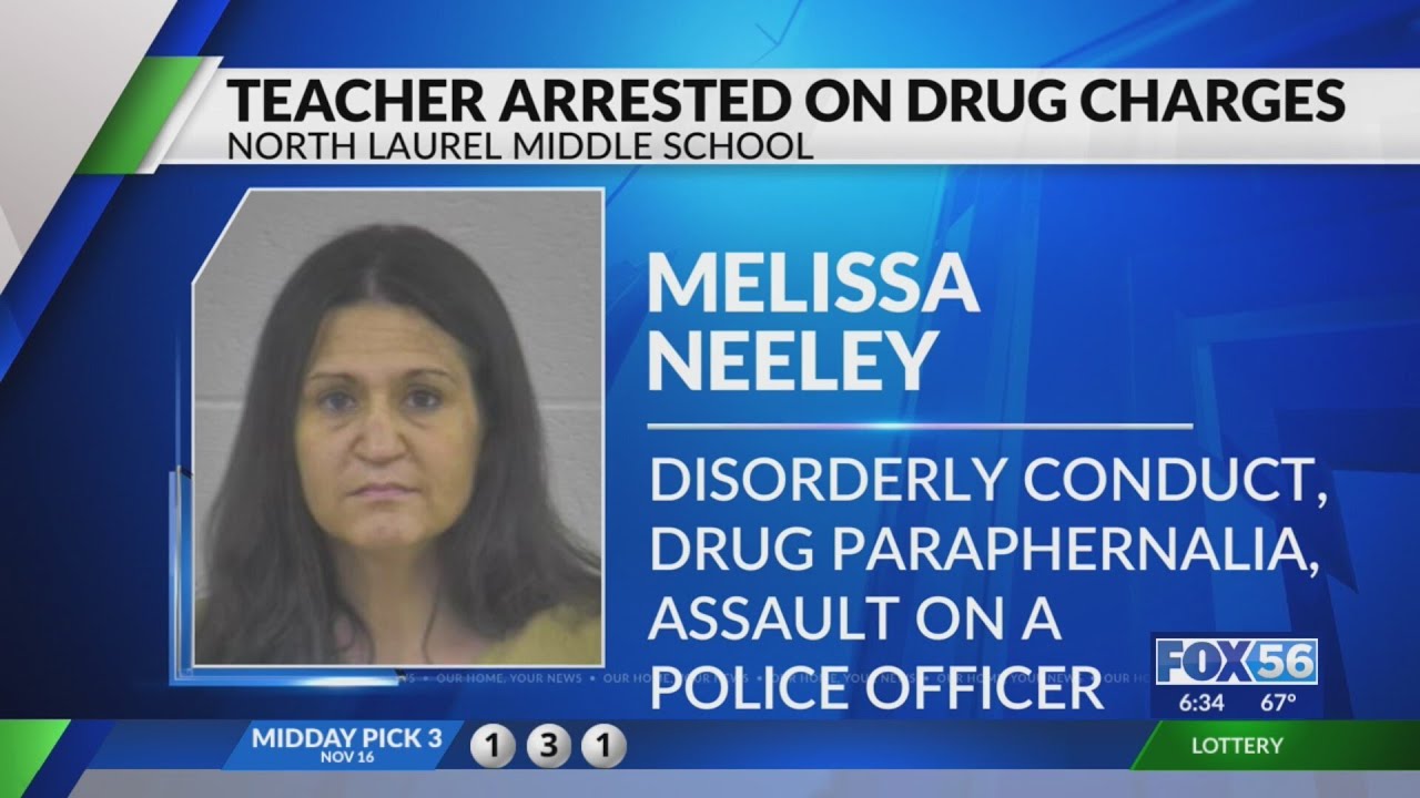 Laurel County middle school teacher facing drug, assault charges - YouTube