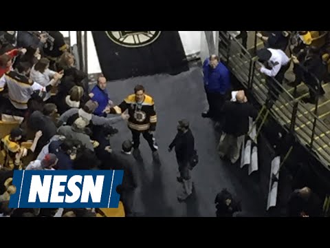 Bruins Fans Watch Jake Gyllenhaal Film &quot;Stronger&quot; At TD Garden