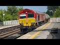 “Powered by HVO” 66077 6Z60 Immingham Sorting Sidings to Worksop Down Yard 11;45 Central 23/6/2026